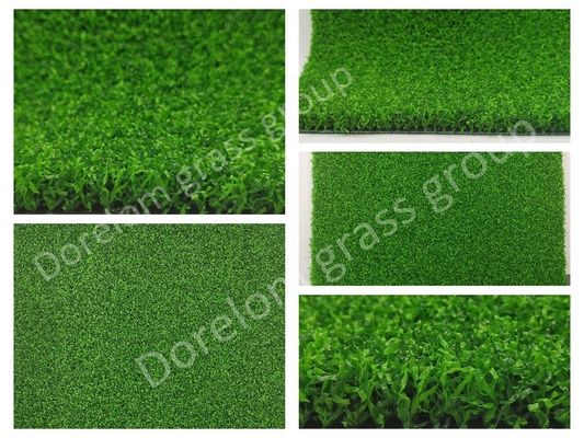 Golf Setzen grünes künstliches Gras mit PP Net SPU Latex-Hintergrund und Polypropylen