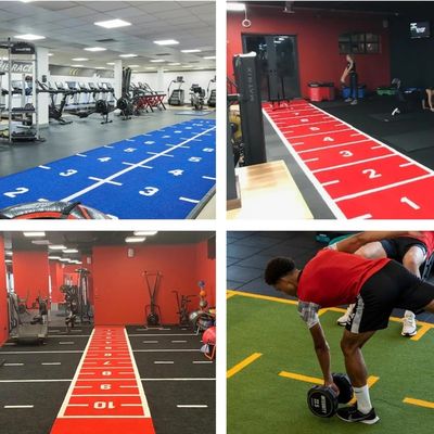 Dorelom Dicke Hochdensitäts Fitnessstudio Fußboden Rasen Künstliches Gras Matte CE ISO9001 ISO14001