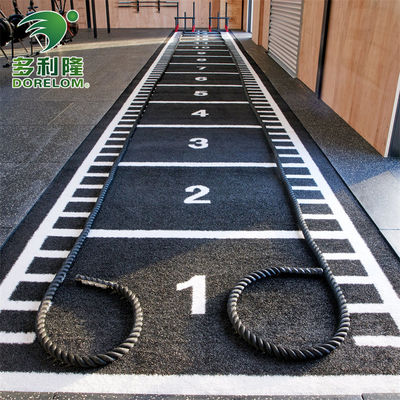 Hochdichte 63000 Stiche/m2 Grüne Turfbahn für Sportschlitten