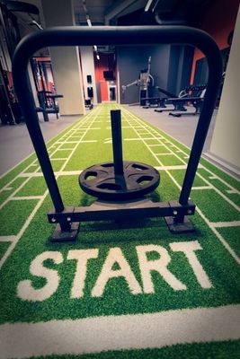 CE ISO9001 ISO14001 Zertifiziert Dorelom Training Athletic Turf Mat für Fitness-Boden
