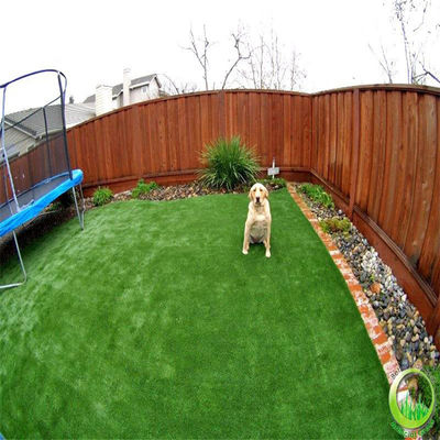 Garten-Sportboden Kunstgrün Rasen Landschaft Grün Teppich Rollen 40mm Schwarz Grün Farbe