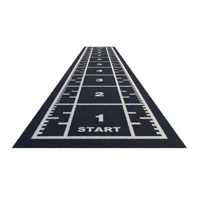 Hohe Dichte 63000 Stiche/m2 Turf für Turnhallen mit Zugschlitten und Metermarkierung