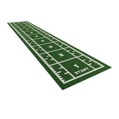 Hohe Dichte 63000 Stiche/m2 Turf für Turnhallen mit Zugschlitten und Metermarkierung