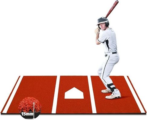 Baseball-Schlägermatte ohne Rutsch Indoor/Outdoor Portable Softball-Schlägermatte mit Heimplatte