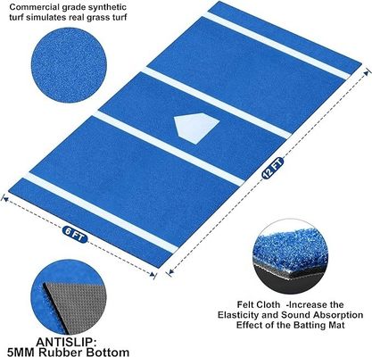 PE Monofilament PP Lockenfaser Batting Mat Regulierung Größe Rasen für Indoor Outdoor