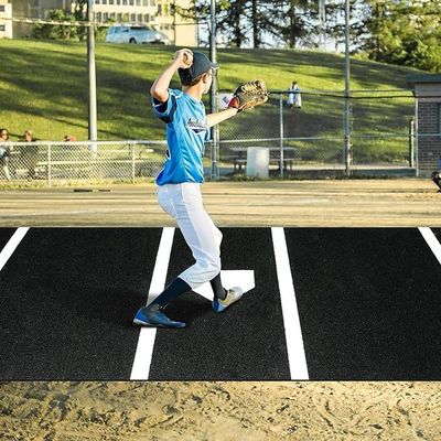 Home Plate Batting verbessert mit 5ft*8ft Pro-Modell Hitting Mat und künstlichen Rasen