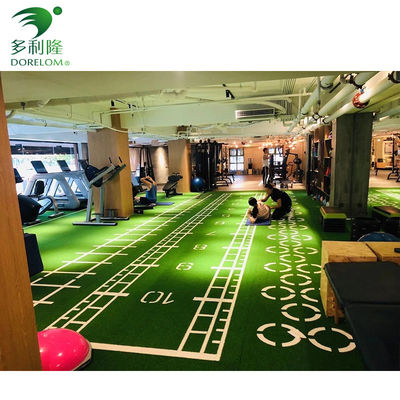 Kunstgras aus grünem PE-Monofilament für Fitness- und Fitnessboden im Kindergarten