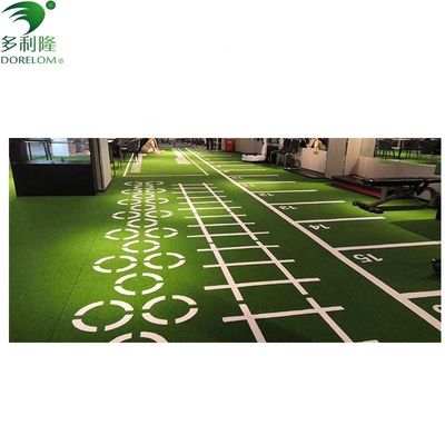 Größe 3/16 Zoll 15-35mm Grüner künstlicher Rasen Markierung für Fitnessstudio Fußboden Kunststoffteppich