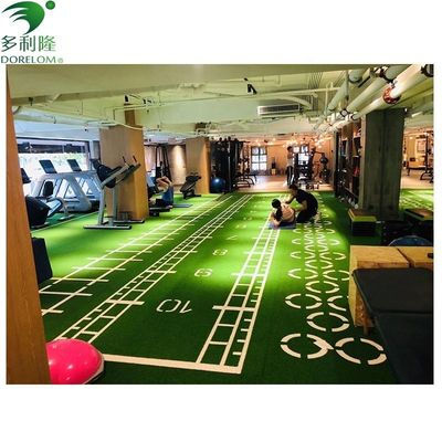 Größe 3/16 Zoll 15-35mm Grüner künstlicher Rasen Markierung für Fitnessstudio Fußboden Kunststoffteppich