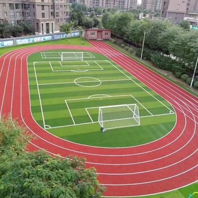 UV-stabilisierte PE 50mm Höhe Fünfseite Fußball Fußball Gras S C Form Futsal Rasen