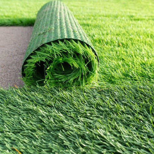 PE Nichtfüllstoff 50mm 60mm Grüner Kunststoff Sport synthetischer Rasen für Fußballfeld