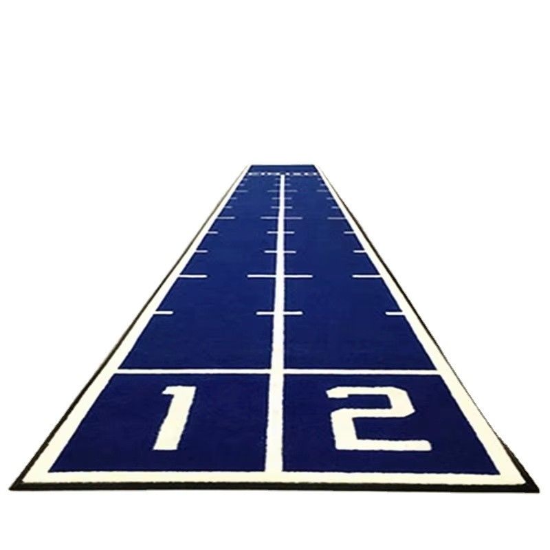 63000 Stiche/m2 Dichte Dorelom Indoor Gym Flooring Turf mit doppeltem PP NET SPU Backing