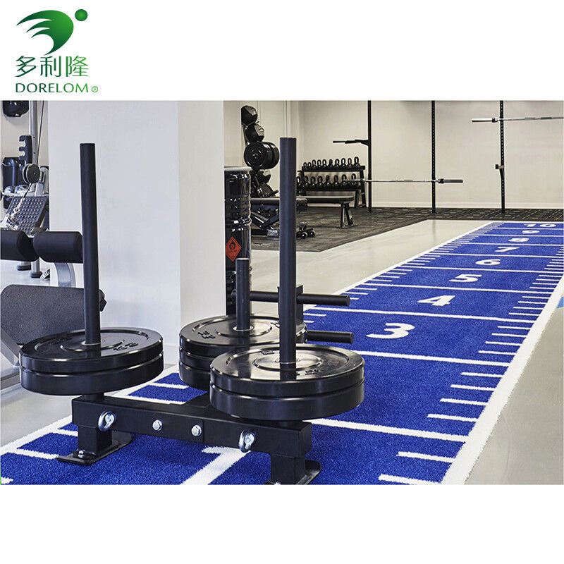 Kunstgras aus grünem PE-Monofilament für Fitness- und Fitnessboden im Kindergarten